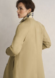 Vivienne Shower Resistant Trench Coat, Fawn Beige, hi-res
