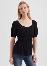 Imogen Top, Black, hi-res