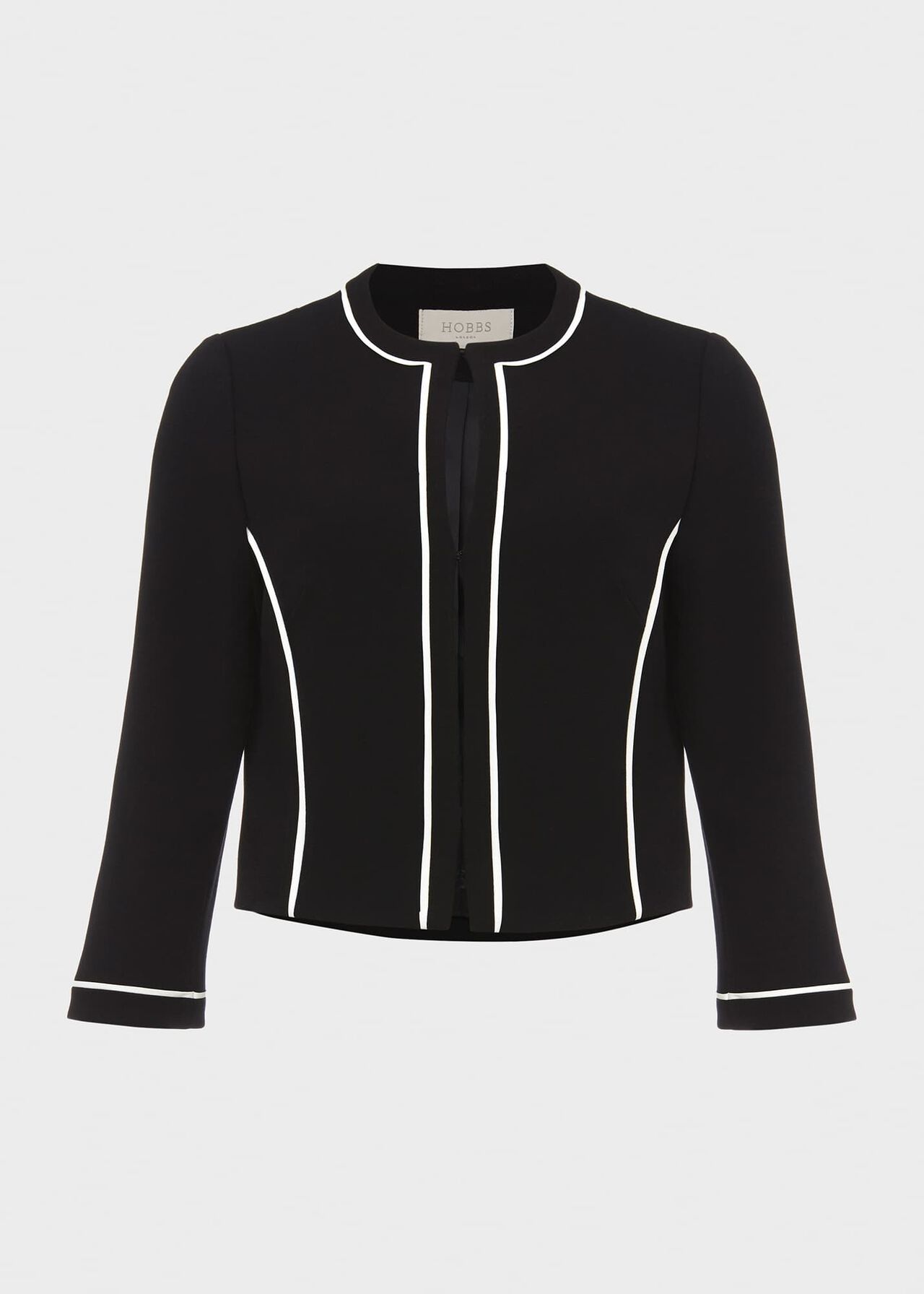 Cordelia Jacket, Black Ivory, hi-res