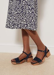 Emilia Clog, Navy, hi-res