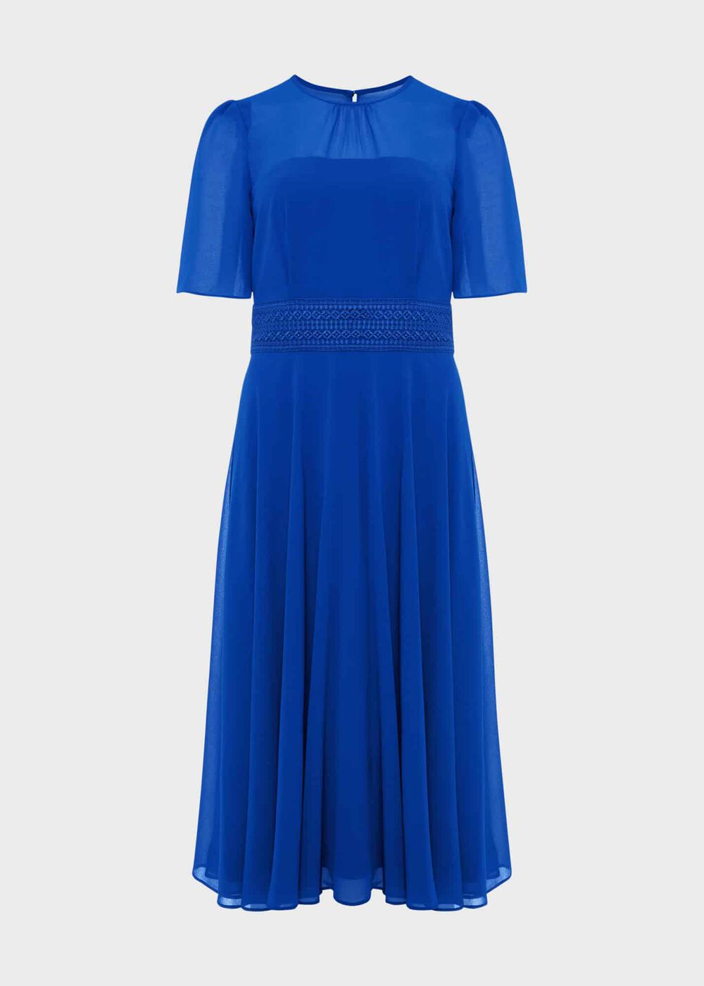 Cressida Fit And Flare Dress, Lapis Blue, hi-res