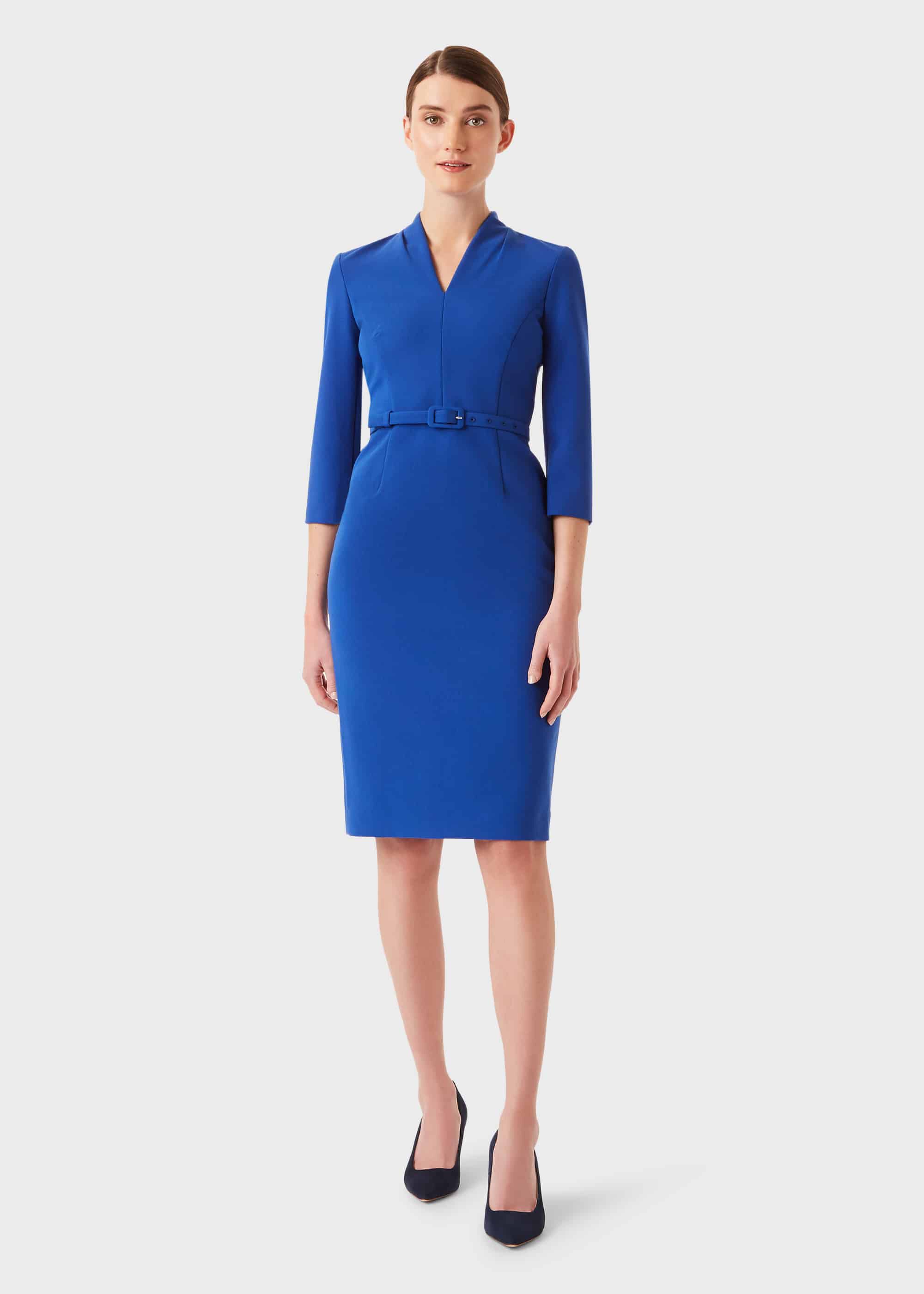 hobbs cobalt blue dress