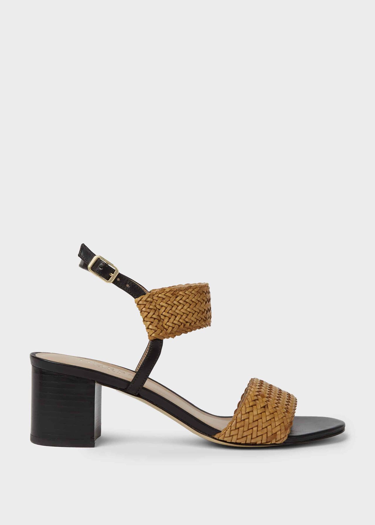 Lois Leather Sandals, Tan, hi-res