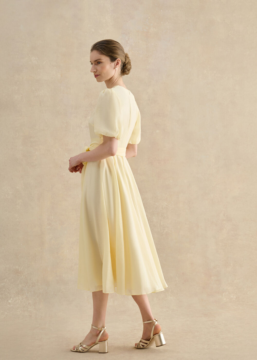 Barrington Dress, Pale Yellow, hi-res