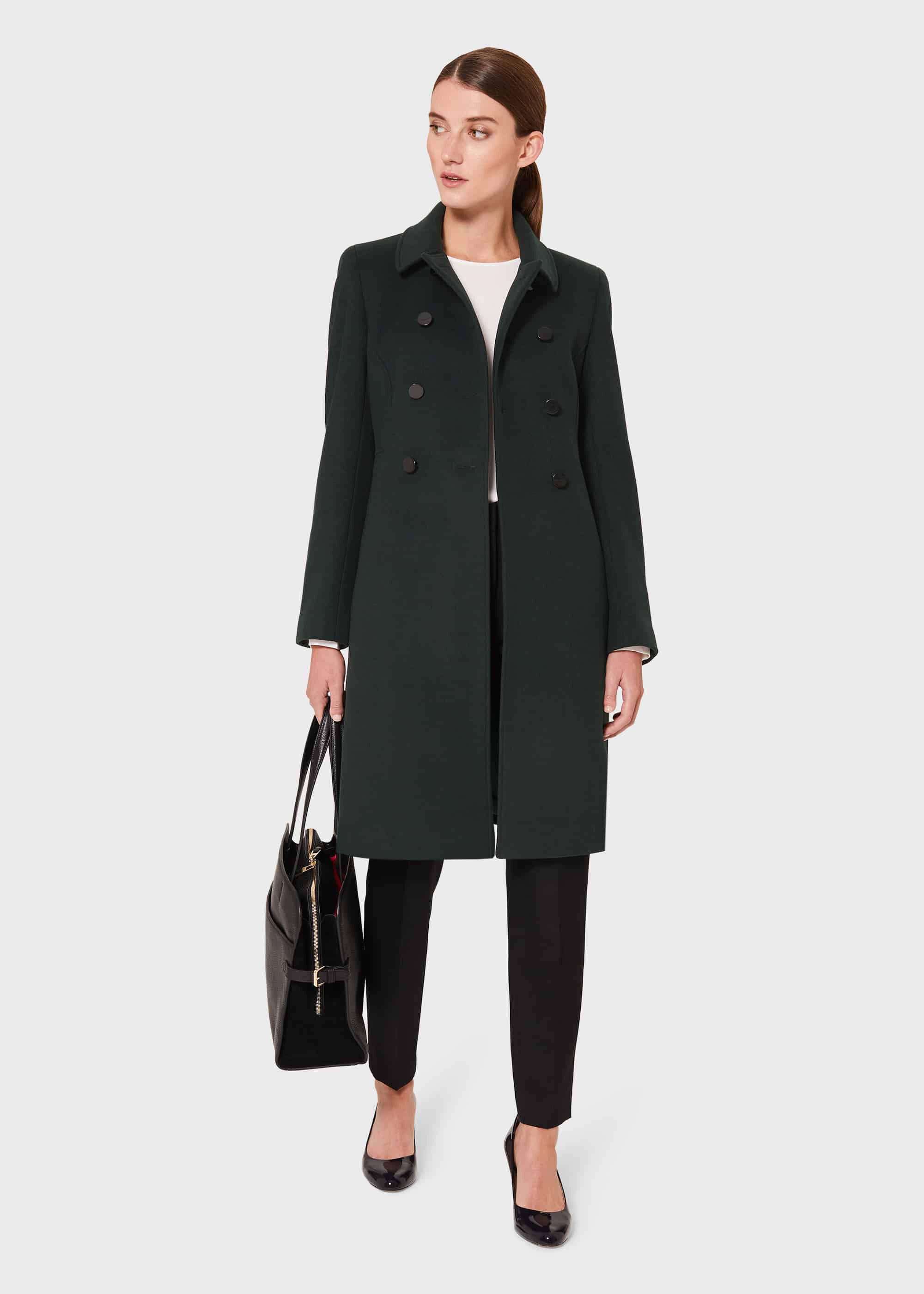Petite Sylvia Wool Blend Coat | Hobbs