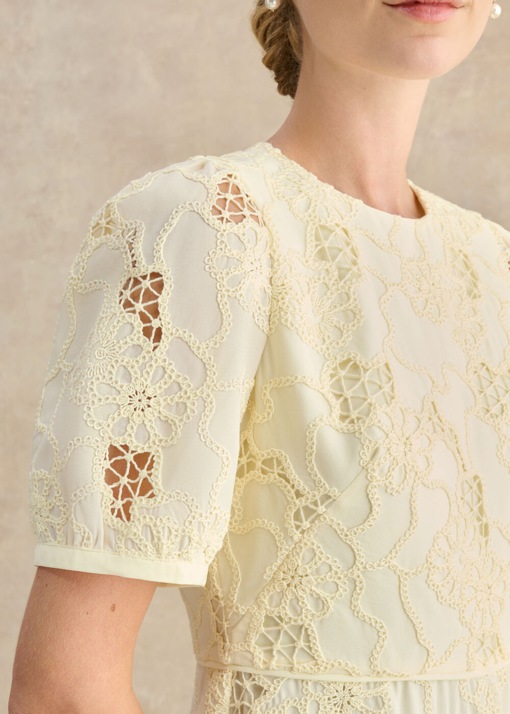 Ellie Dress, Pale Yellow, hi-res