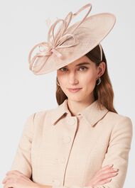 Freya Fascinator, Oyster, hi-res