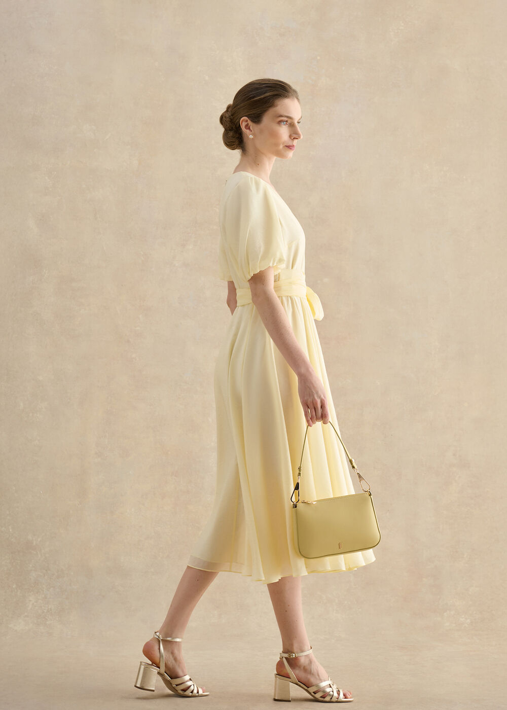 Barrington Dress, Pale Yellow, hi-res