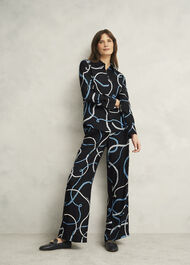 Raya Shirt, Navy Multi, hi-res