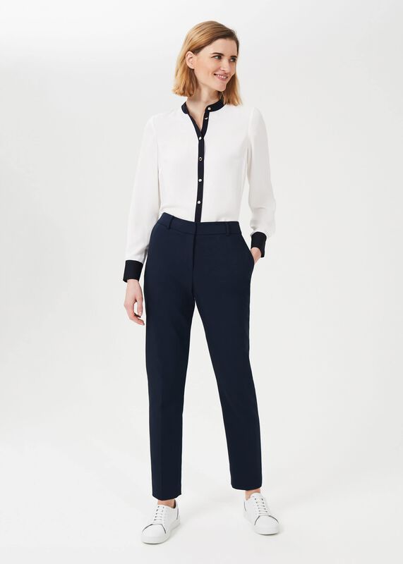 Quin Tapered Trousers With Stretch