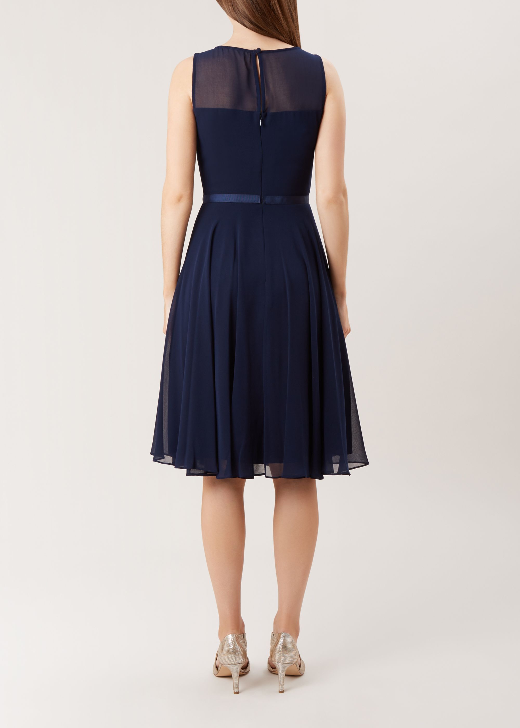 hobbs abigale dress navy