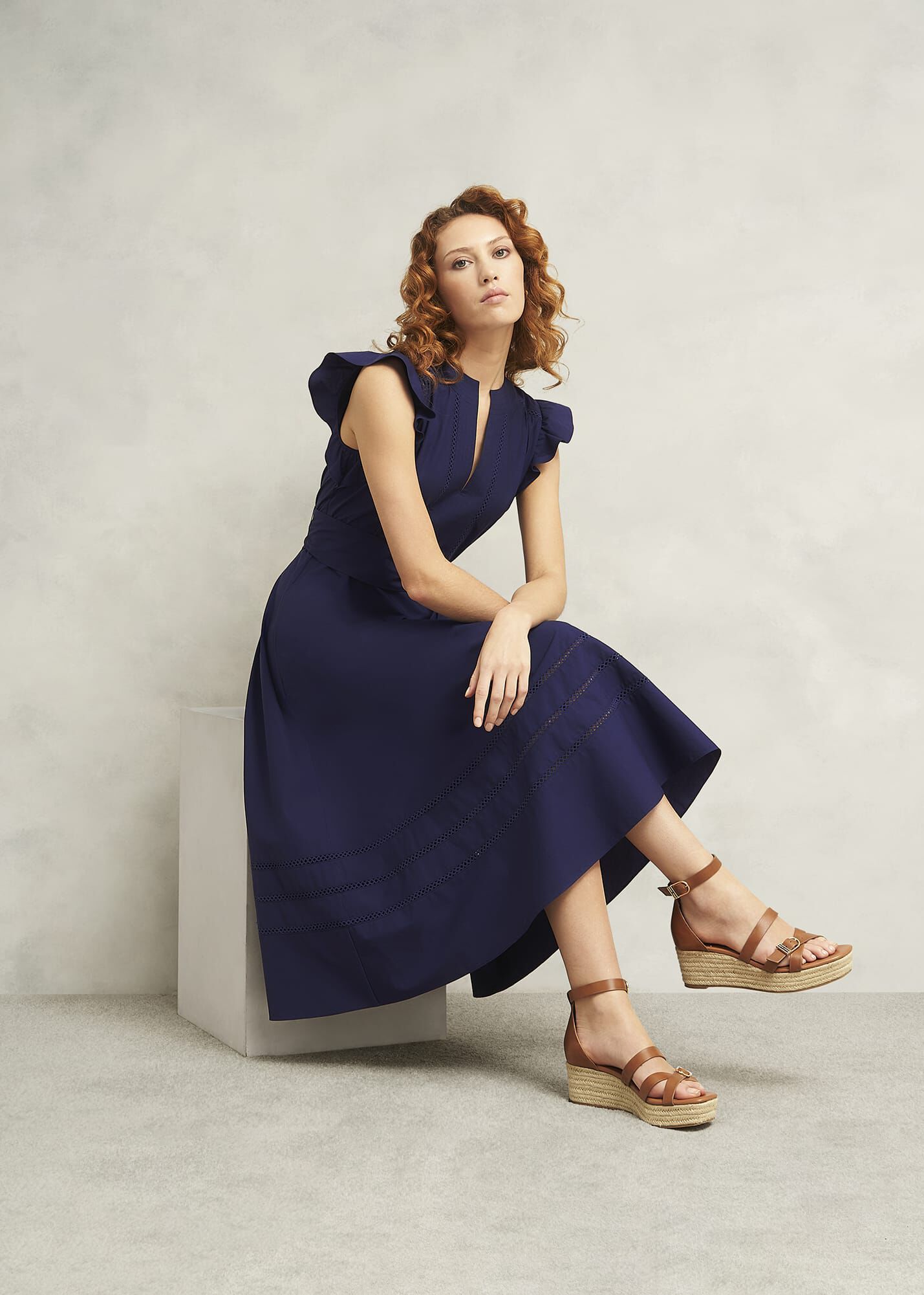 HOBBS LONDON ヴァネッサ コットン ドレス Vanessa Cotton Dress | Hobbs US |