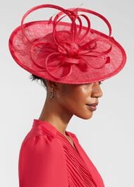 Freya Fascinator, Rouge Pink, hi-res