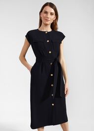 Tania Shirt Dress, Hobbs Navy, hi-res