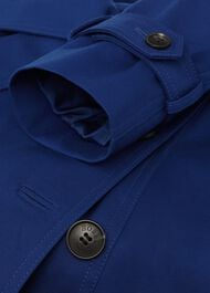 Saskia Water Resistant Trench Coat, Cobalt, hi-res