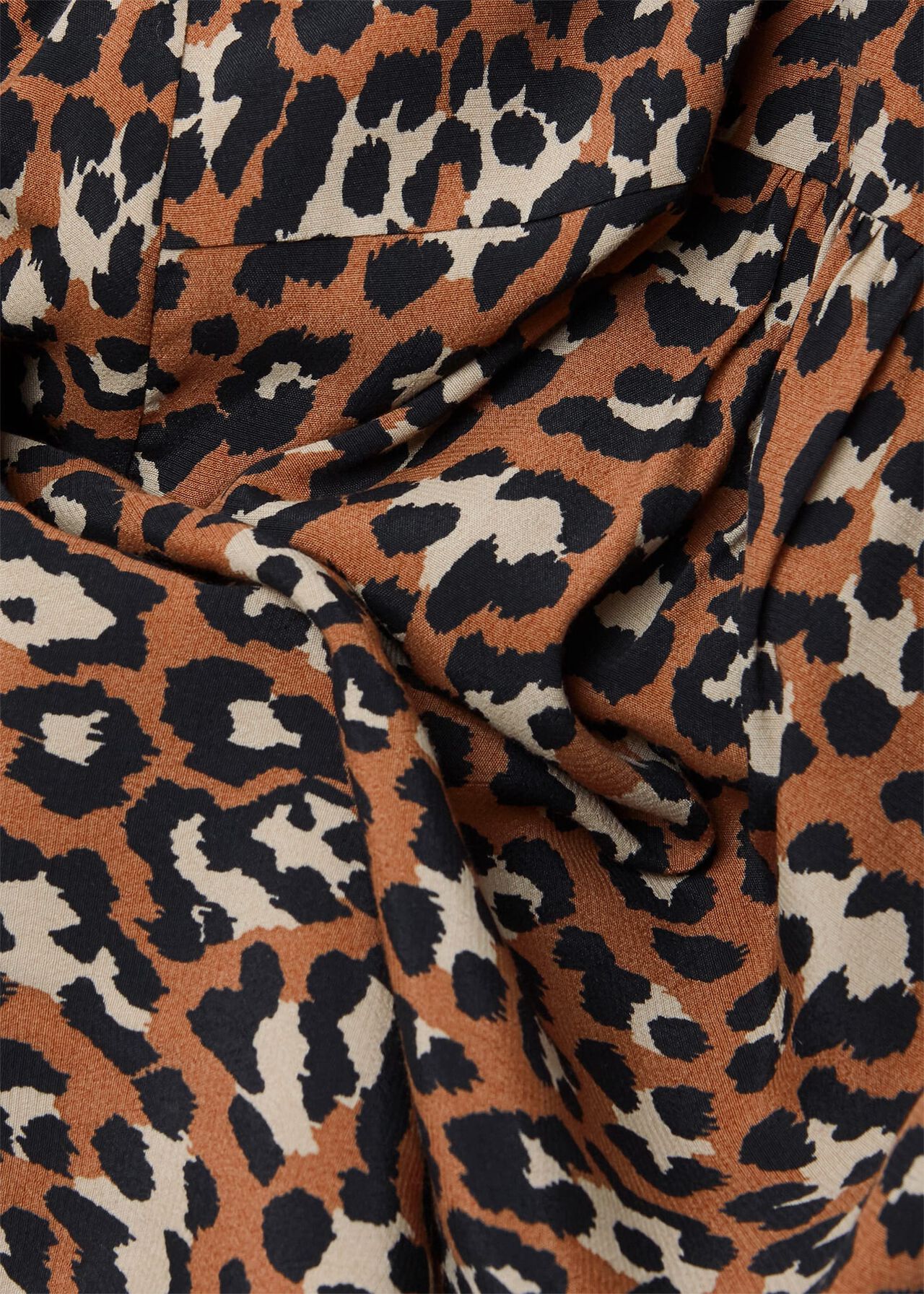 Rosamund Leopard Print Blouse, Vicuna Camel, hi-res