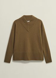 Becky Wool Blend Sweater, Toffee, hi-res