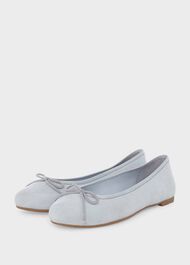 Flo Ballet Flats, Celeste Blue, hi-res