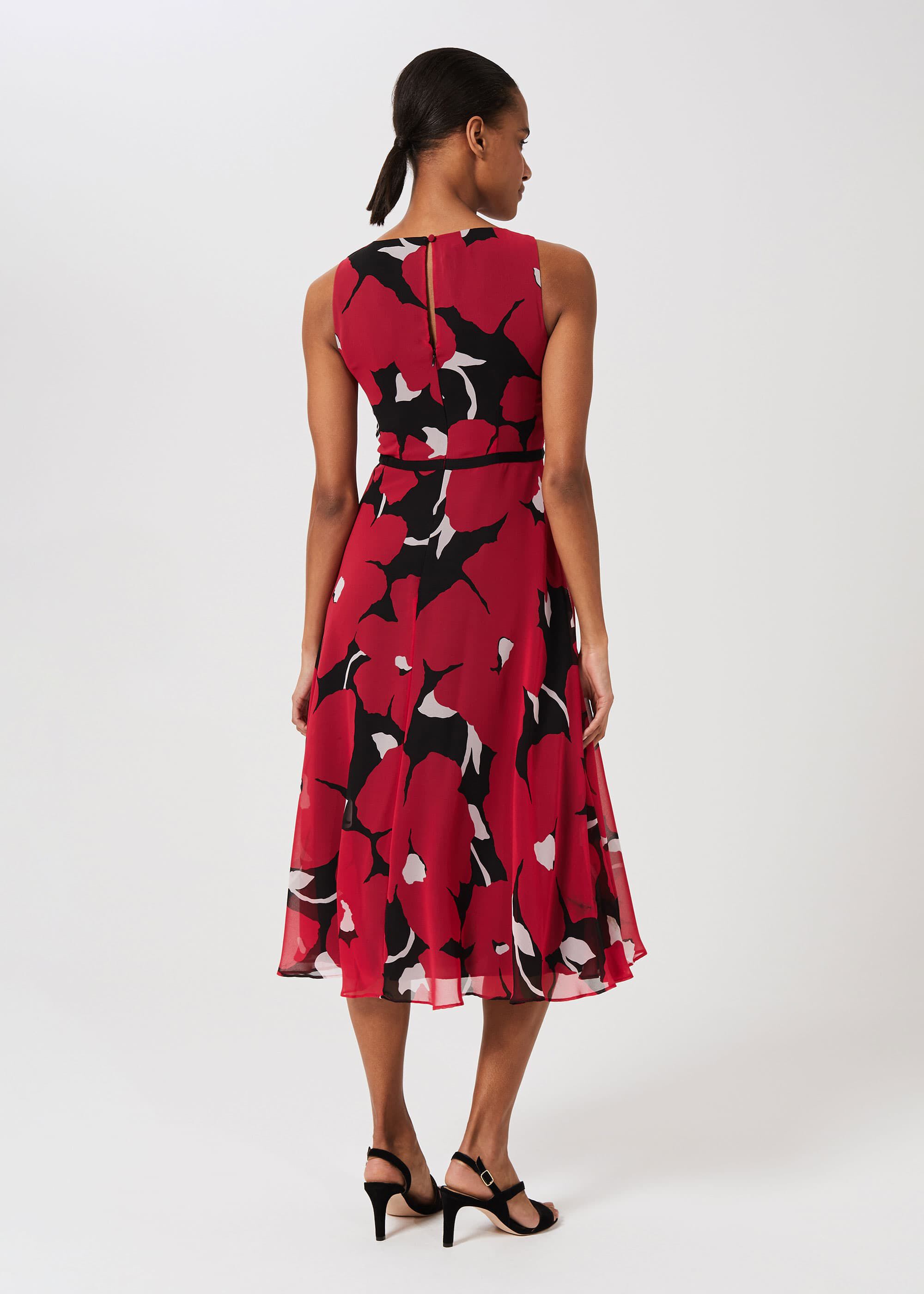 hobbs carly dress raspberry