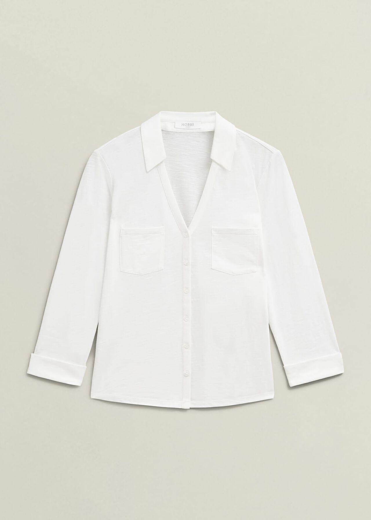 Hobbs Zariah Cotton Slub Shirt Hobbs Zariah Cotton Slub Shirt