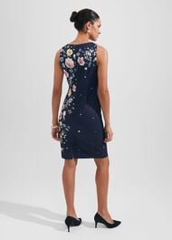 Moira Floral Shift Dress, Navy Blue Multi, hi-res
