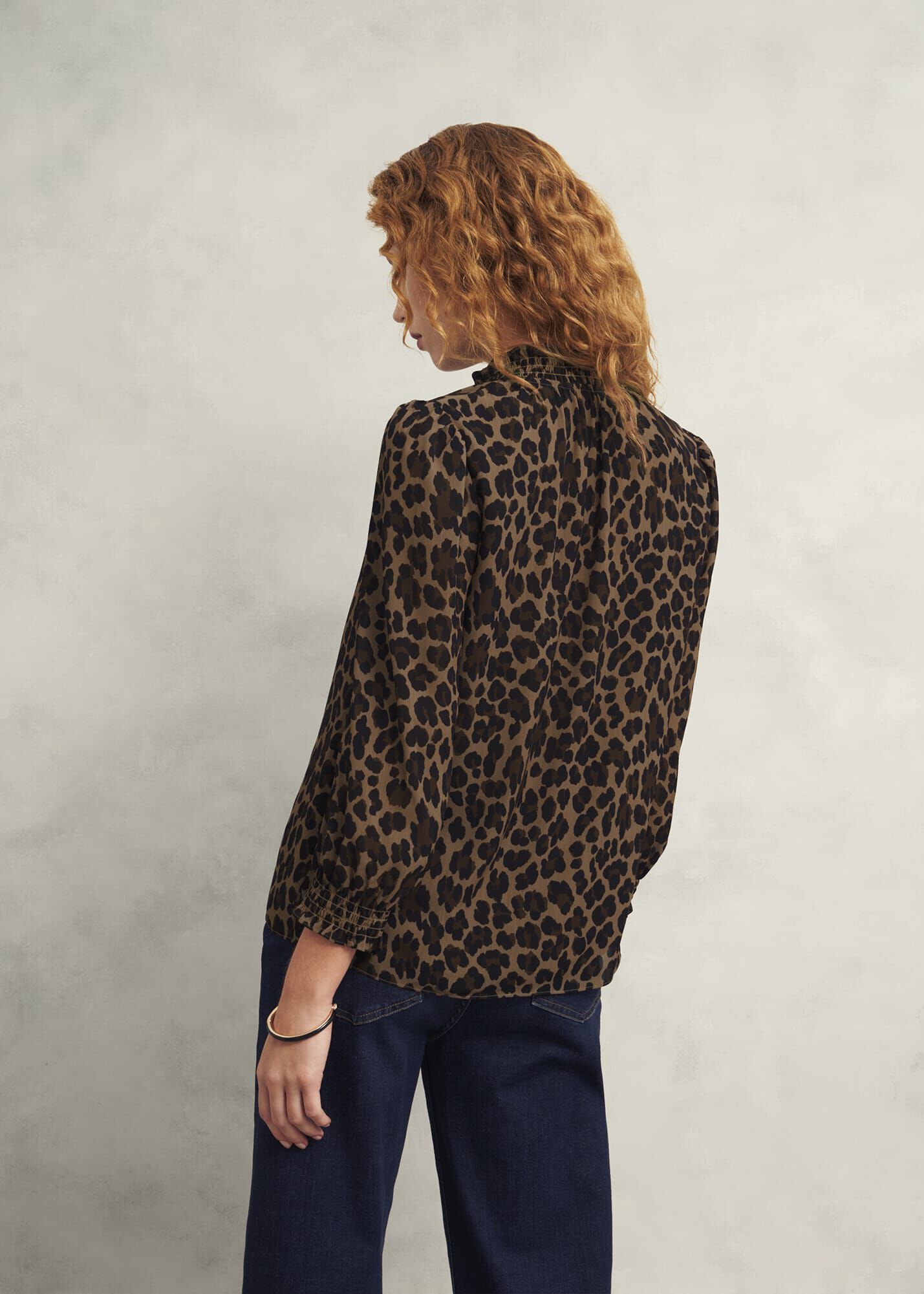 Polka Dot Woven Balloon Sleeve Blouse | Karen Millen