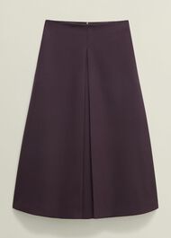 Chersham Skirt With Wool, Malbec Purple, hi-res