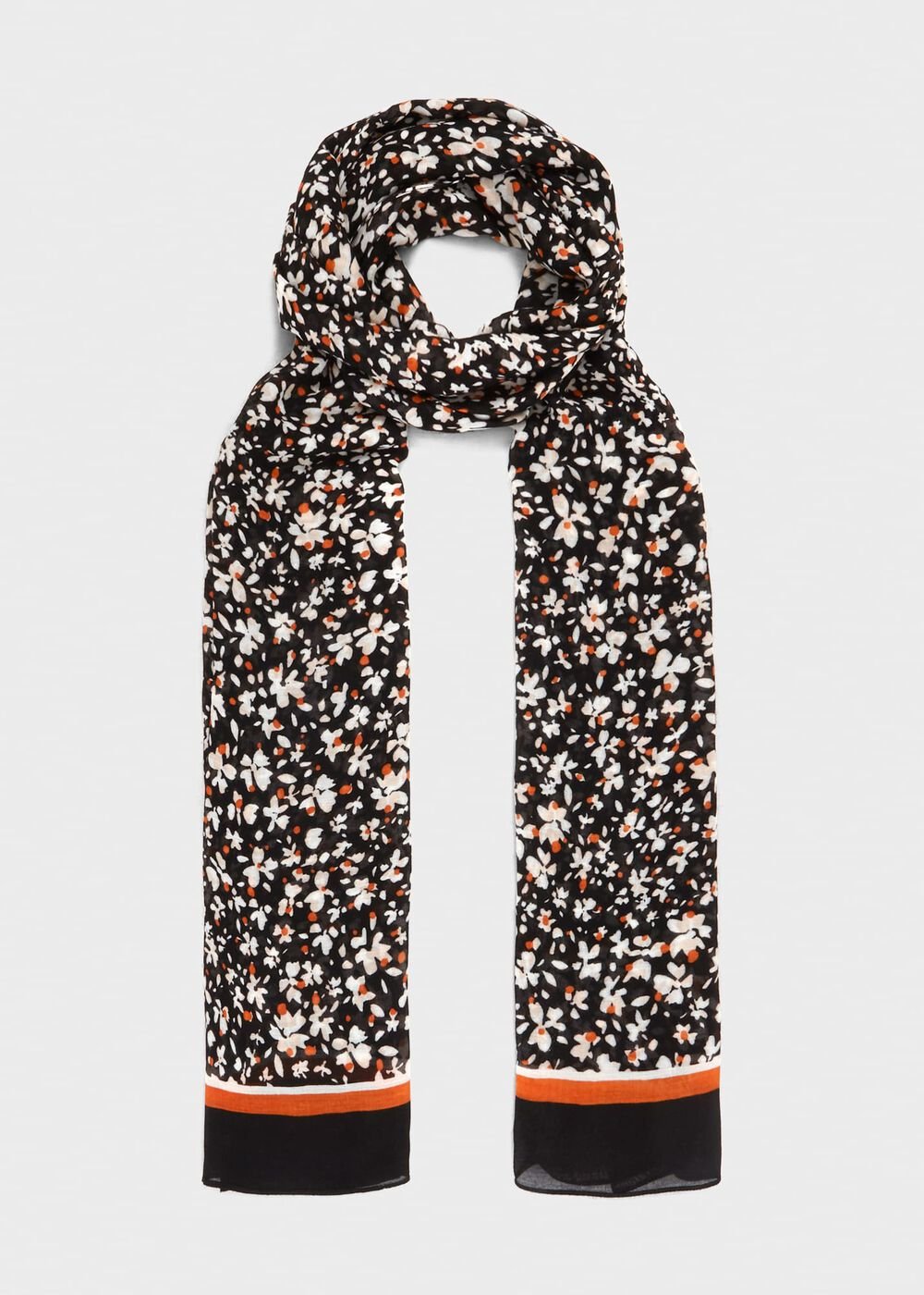 Caroline Scarf, Black Multi, hi-res