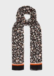 Caroline Scarf, Black Multi, hi-res