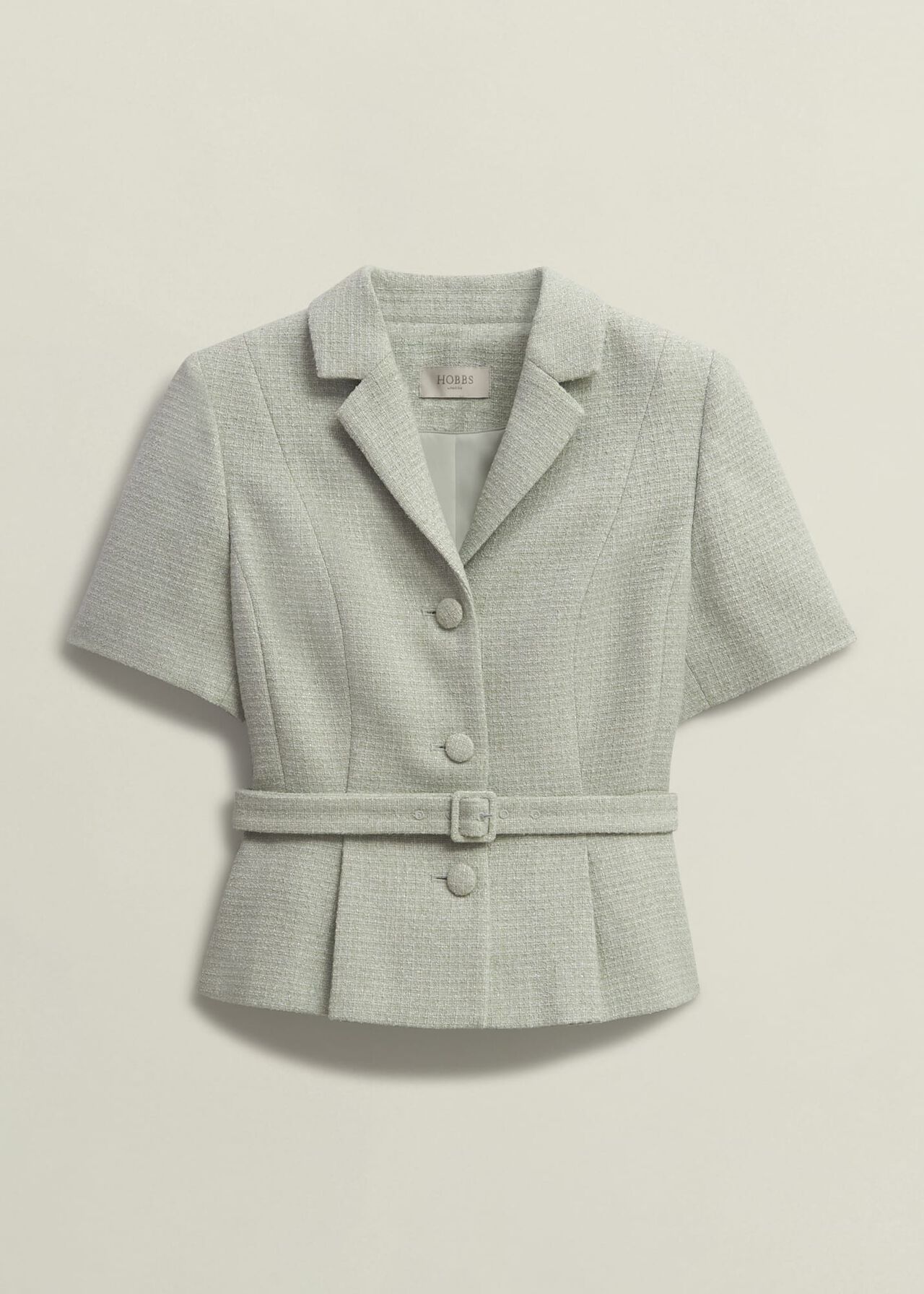 Marta Tweed Jacket, Sage Green, hi-res