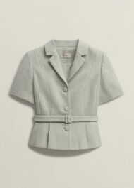 Marta Tweed Jacket, Sage Green, hi-res