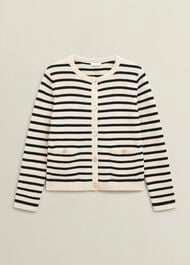 Simona Knitted Jacket, Black, hi-res