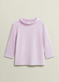 Betsy Textured Top , Dusted Pink, hi-res
