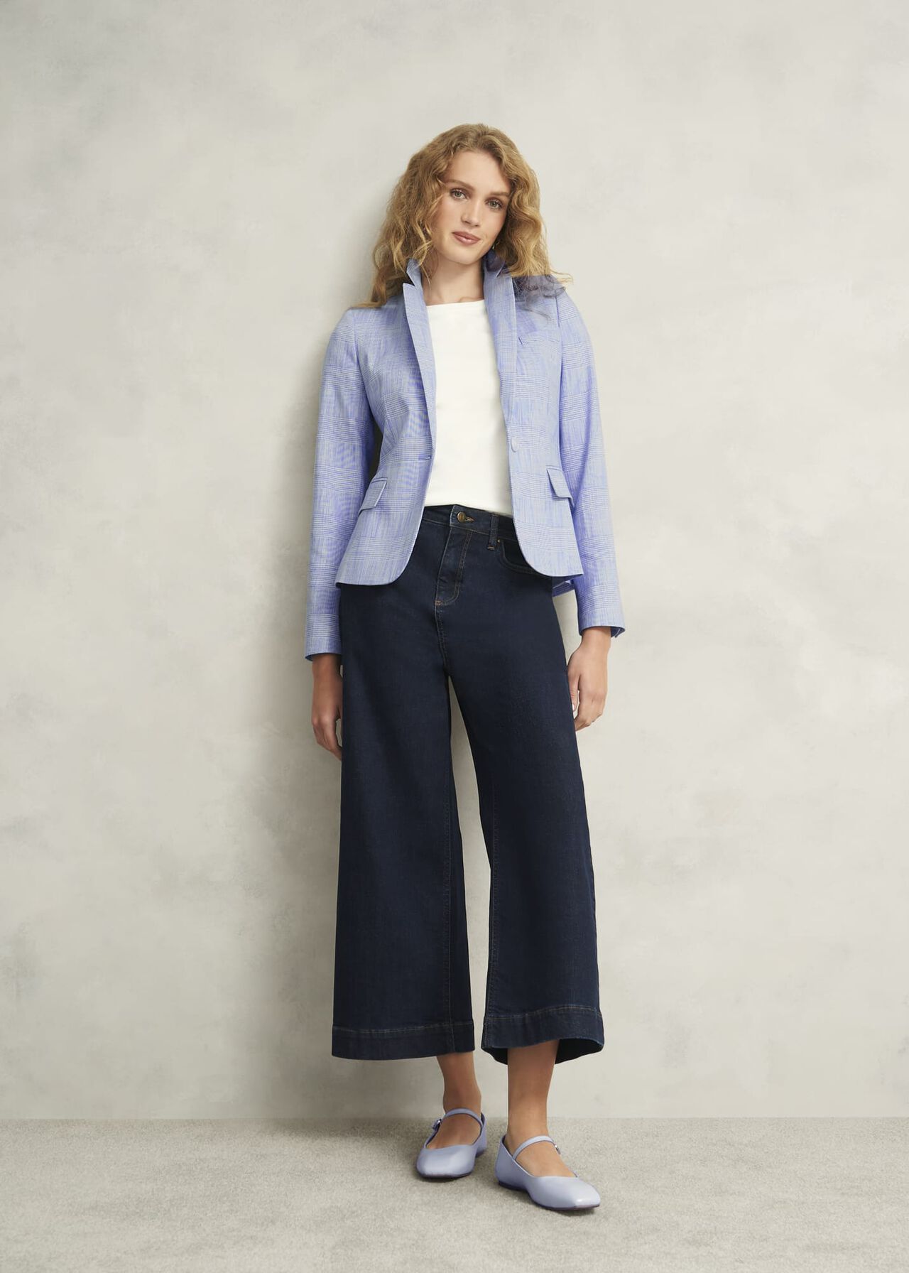 Leather Chrissy Mary Janes, Pale Blue, hi-res