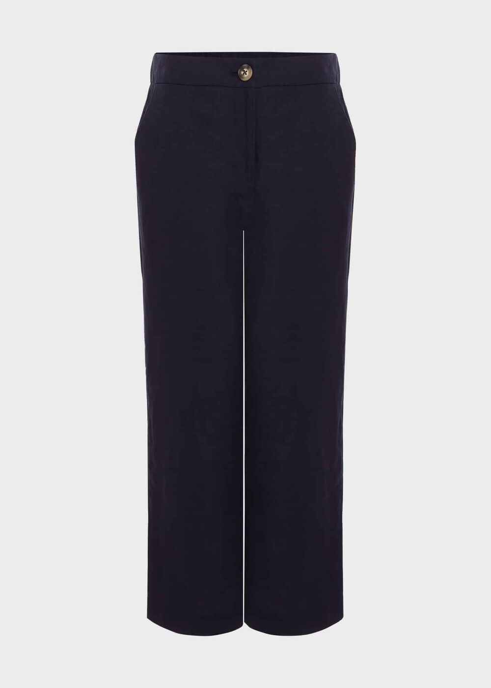 Lillie Linen Trousers, True Navy, hi-res