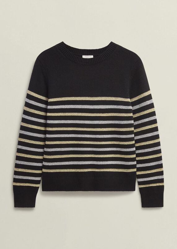 Destiny Sparkle Stripe Jumper 