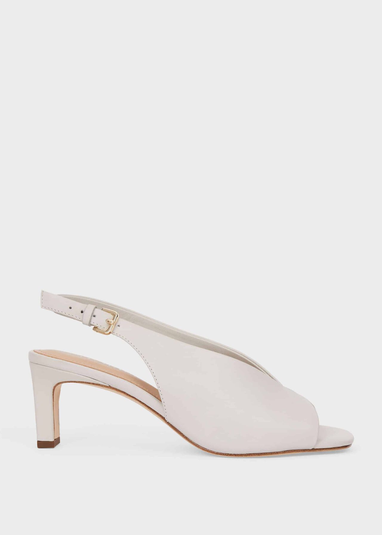 Sarah Leather Sandals , Ivory, hi-res