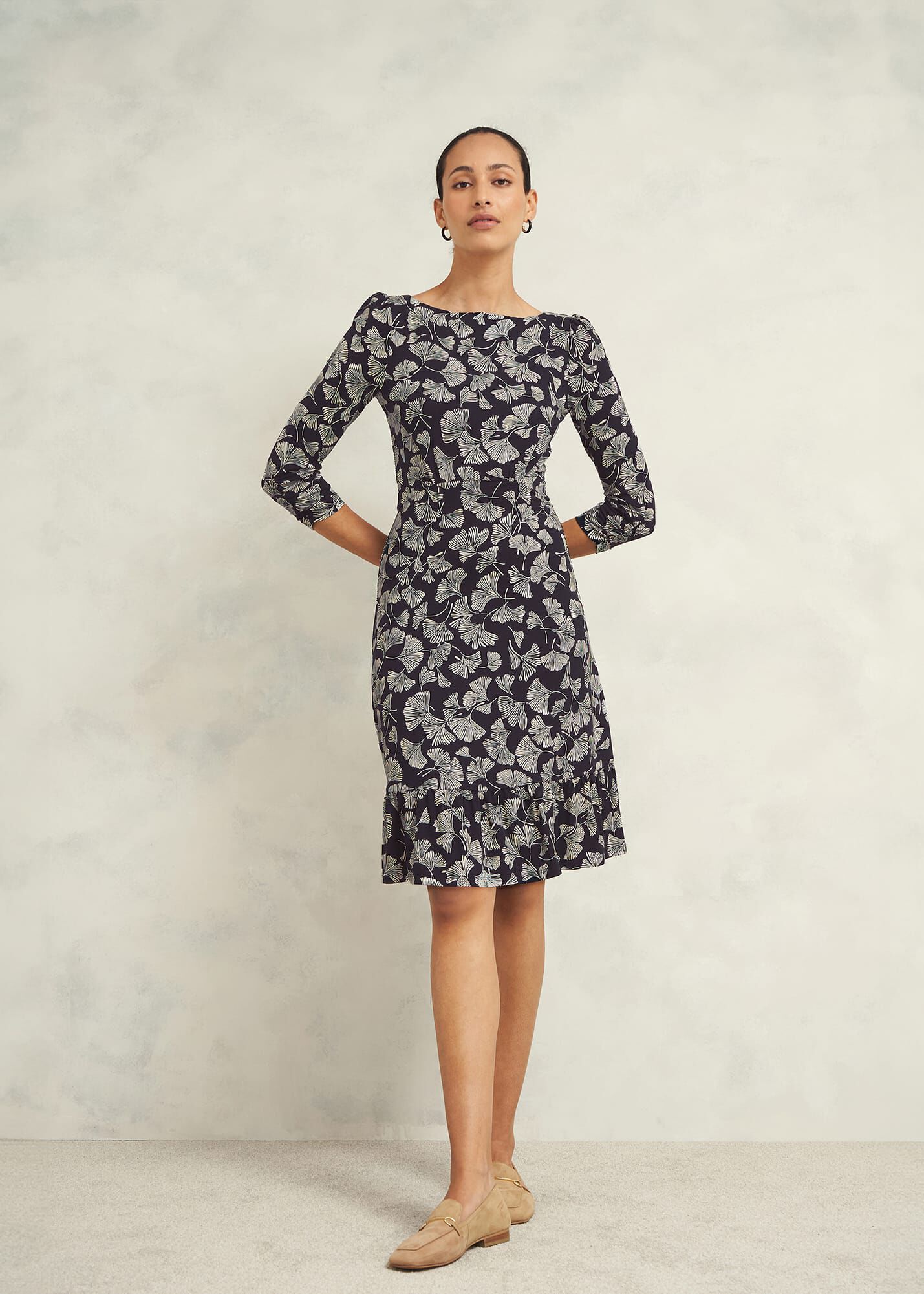 Petite Ginny Jersey Dress Hobbs UK
