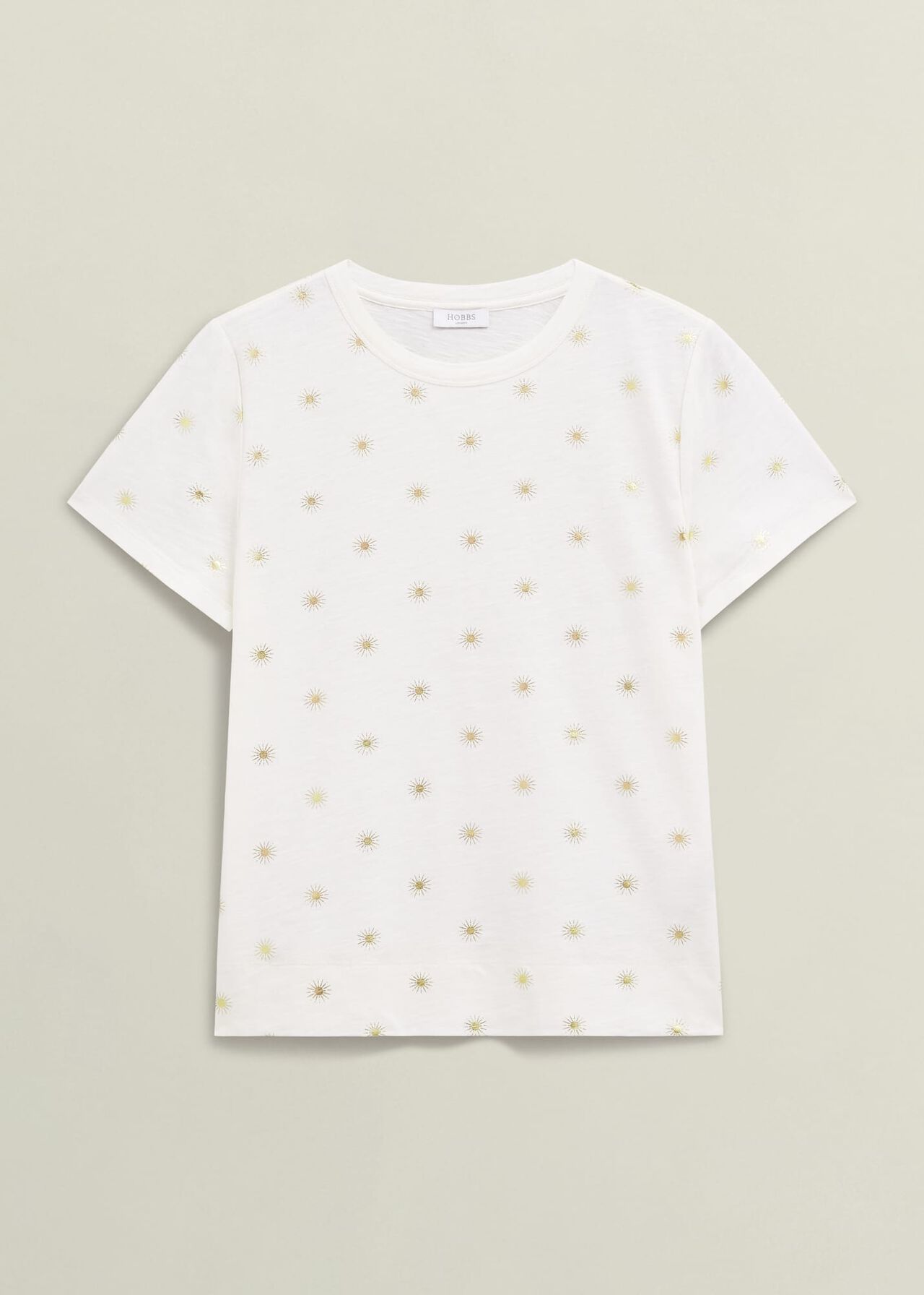 Hobbs Adaline Cotton Printed T-Shirt