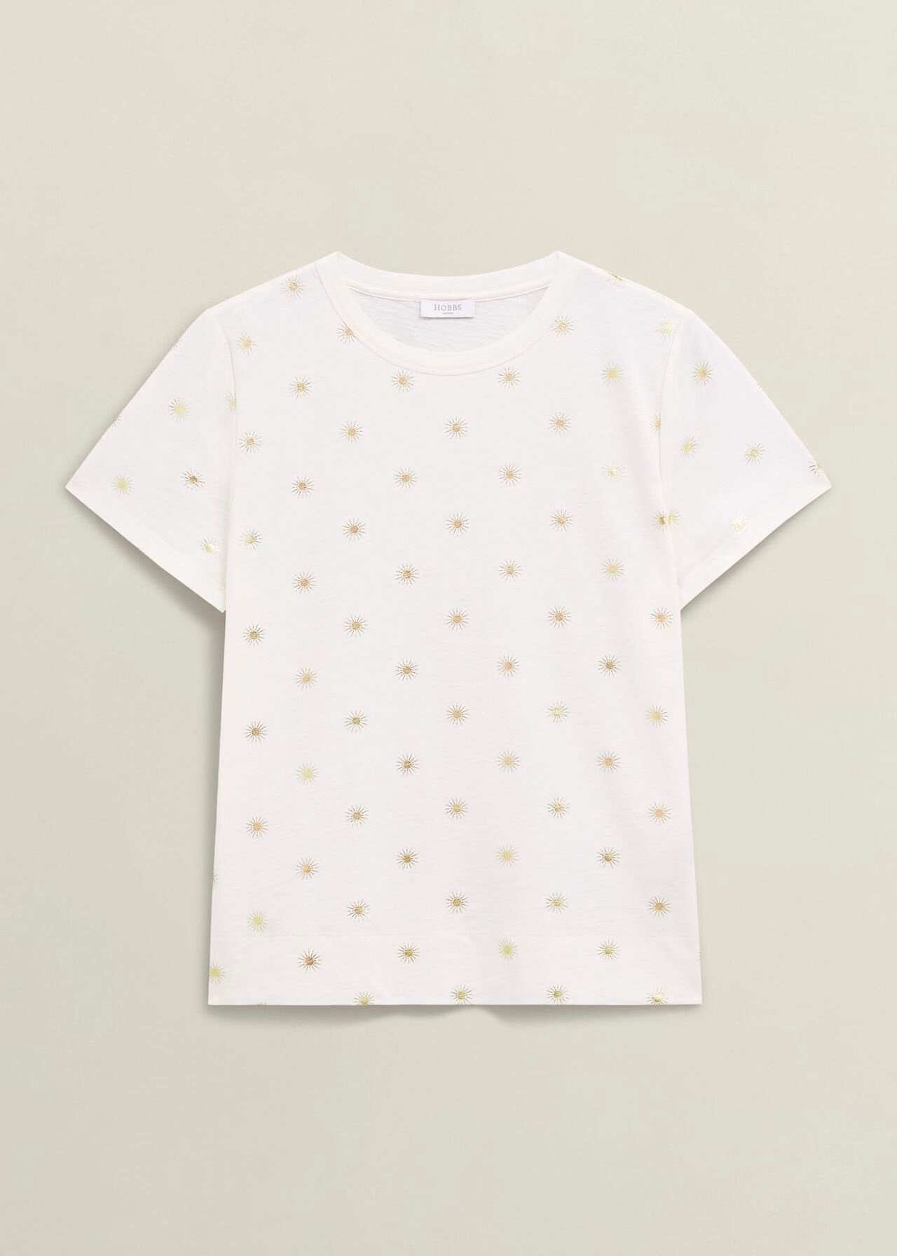 Hobbs Adaline Cotton Printed T-Shirt Hobbs Adaline Cotton Printed T-Shirt