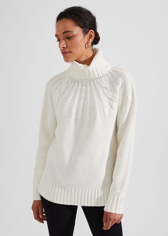 Shauna Cable Jumper With Alpaca