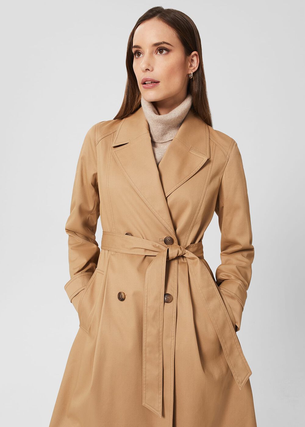 Ashleigh Trench, Fawn Beige, hi-res