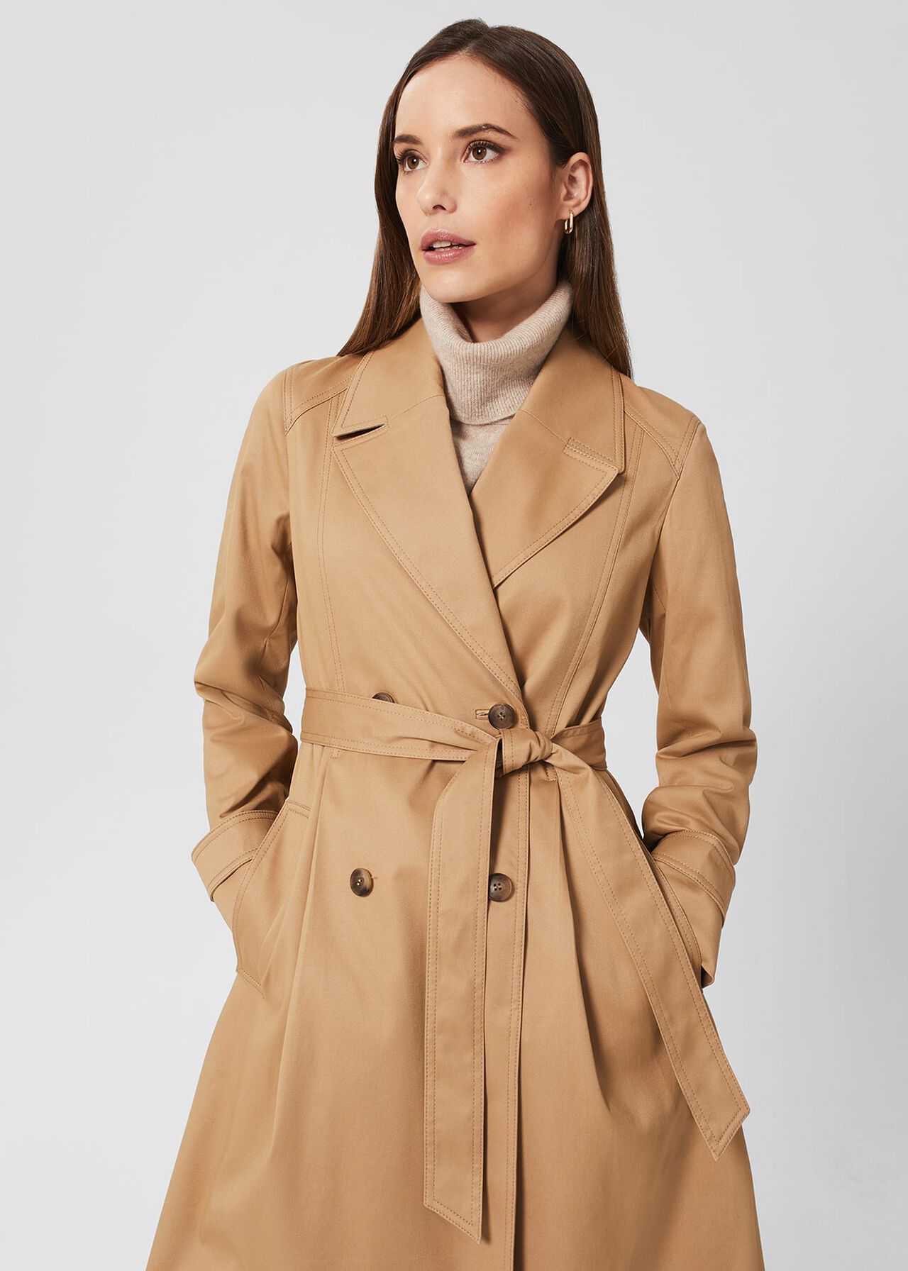 Ashleigh Trench, Fawn Beige, hi-res