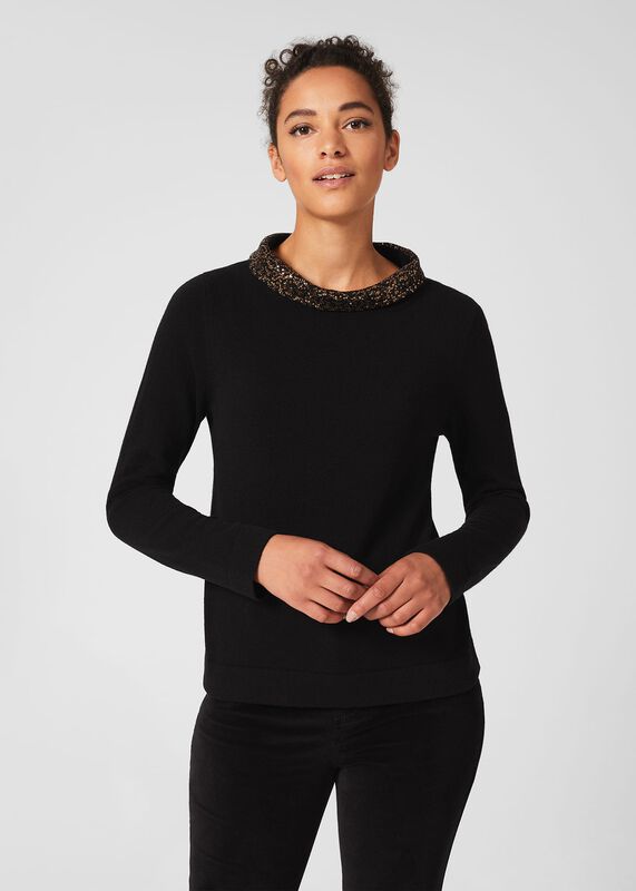 Esther Wool Cashmere Sequin Jumper