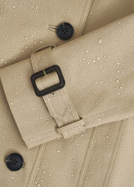 Petite Skylar Shower Resistant Trench Coat, Tan, hi-res