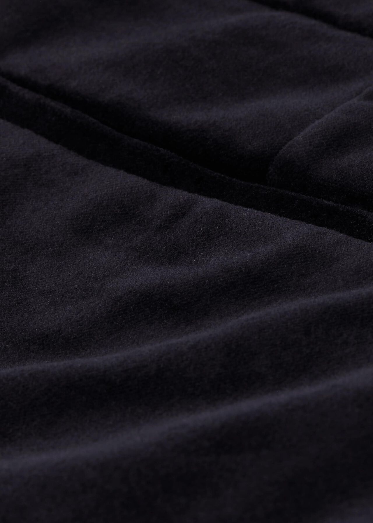 Paola Velvet Slim Trousers With Stretch, Navy, hi-res
