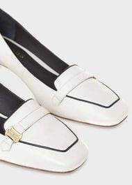 Carolina Block Heel, Ivory Navy, hi-res