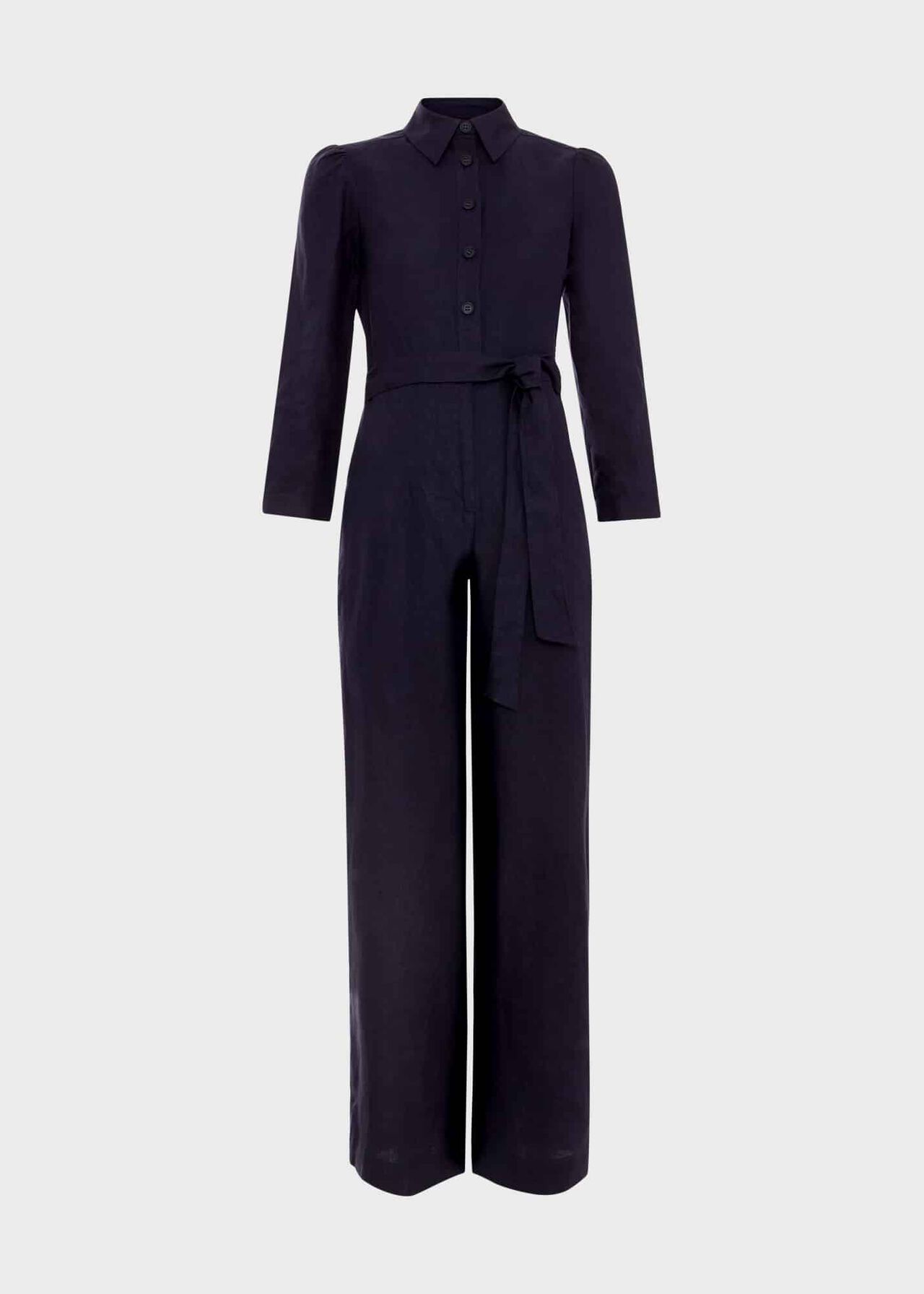 Ceira Linen Jumpsuit, True Navy, hi-res