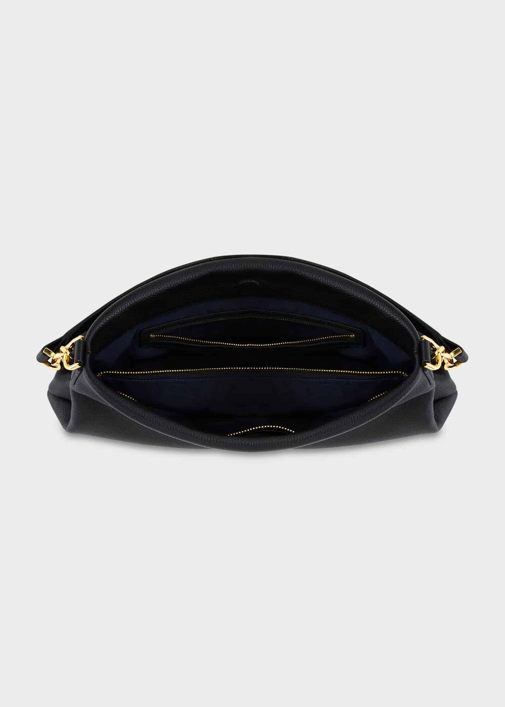 Hampstead Hobo Bag, Black, hi-res