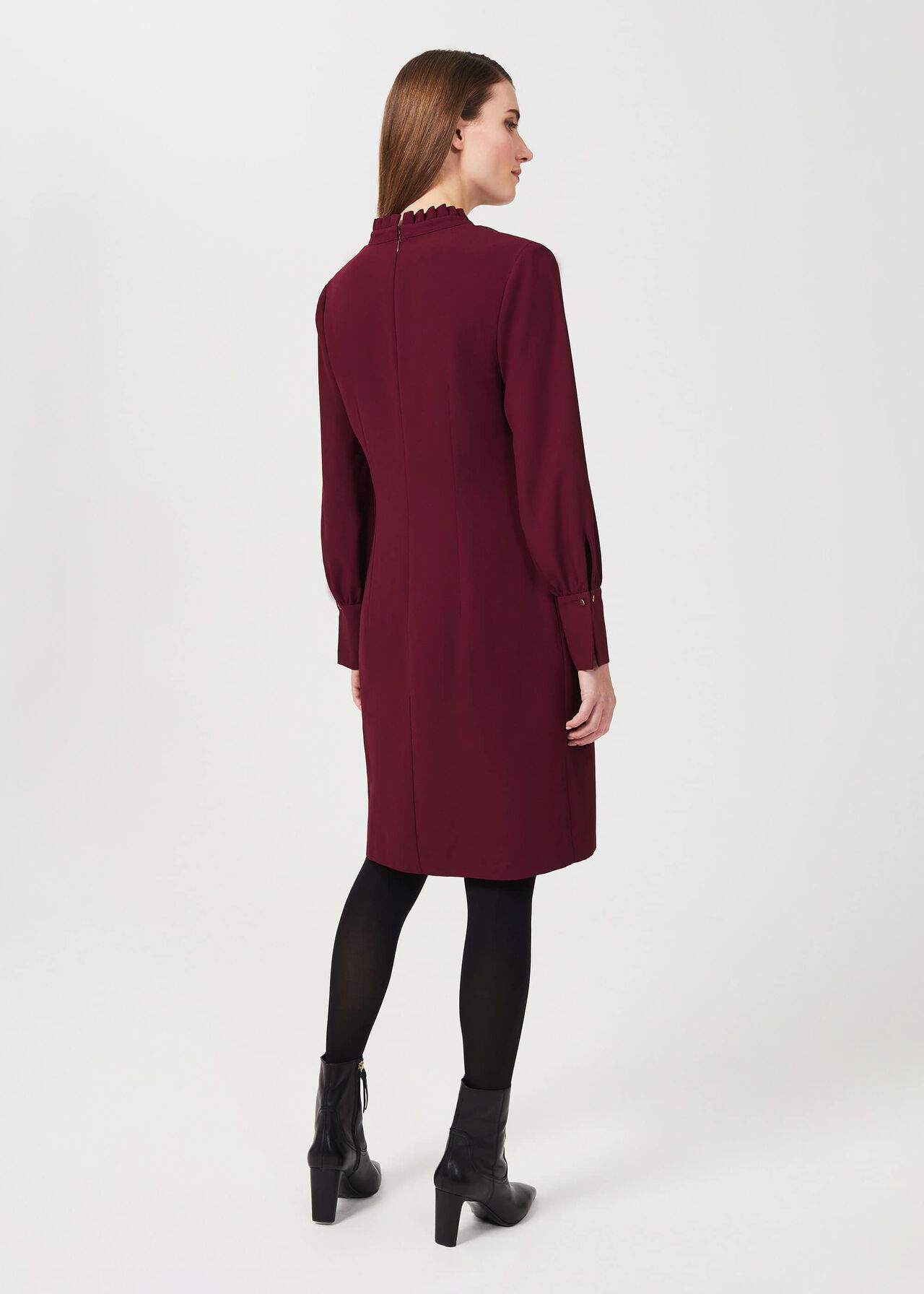 Janie Dress,  Dark Raspberry, hi-res